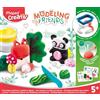 Maped Creative Modelling Friends - Set da modellare con argilla indurente ad aria, motivo: volpe e panda, multicolore
