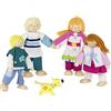 Goki Biegepuppen Familie, Susibelle: H= 10-12 cm, Holz, 5 Teile, per Set