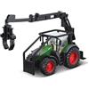 Burago Bburago Trattore FENDT 1050 Vario in pressofusione B18-31670 con caricatore frontale funzionante, colori assortiti