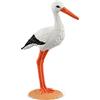 schleich FARM WORLD | Cicogna 13936 | Figurina fattoria schleich | Animale dettagliato | Decorazione per baby shower | Regalo per bambine e bambini | Giocattolo fattoria dai 3 anni | 6 x 3 x 9 cm