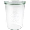 Weck 6 barattoli rotondi da 0,75 l in vetro per conserve, 3/4 litri + coperchio