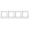 Schneider Electric Merten 478419 M-SMART, Mascherina per 4 prese