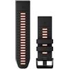 Garmin Cinturino QuickFit 26 mm, Black/frame red
