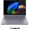 Lenovo ThinkBook 16 Gen 7 Snapdragon Processore Snapdragon® X Plus X1P-42-100 3,4 GHz, Windows 11 Pro 64 ARM, 1 TB SSD M.2 2242 PCIe Gen4 TLC - 21NHCTO1WWIT2