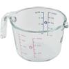 Emsa Prep&Bake K3236134 - Misurino in vetro, 1 litro, 2 scale per ingredienti solidi e liquidi, facile versamento, adatto al microonde