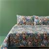 Bassetti Brenta 9328340 - Federa per cuscino per biancheria da letto, 100% raso di cotone, colore verde V1, dimensioni: 40 x 40 cm