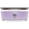 WoodWick Candela profumata Ellispe con stoppino crepitante | Lavender Spa | Durata della fragranza: fino a 50 ore