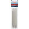 Prym Ferri da Maglia a Doppia Punta, in plastica, 20,3 cm, 15 (10 mm), Grigio, 5 Pezzi