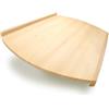 Fackelmann Asse Spianatoia, per pasta ed impasti fatti in casa, realizzato in pregiato Legno di Faggio non trattato, con Bordi Rialzati per Facilitare l'appoggio al piano di lavoro, dimensioni 38x58cm
