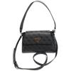 GUESS Borsa a spalla/tracolla Sora girlfriend flap shoulder bag coal logo B25GU155 SG950720 Media