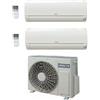 Hitachi Condizionatore Climatizzatore Hitachi Dual Split Inverter Dodai R32 9000+9000 Con RAM-40NE2F Wi-Fi Optional