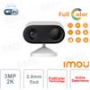 IMOU IPC-TB3FP-3T0WE-IMOU - Imou Cell Go Full Color 2K Telecamera a Batteria esterno 3MP Deterrenza Attiva Wi-Fi 2.8mm IR
