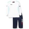 GEMS EH01-0304 Tuta Stamford Tuta da Ginnastica Bianco/Blu XL