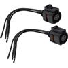 ECSiNG 2Pcs Connettori Di Ricambio Per Sensore Temperatura Liquido Refrigerante 4 Pin 4B0973712 Compatibili Con VW Passat B5 Bora Jetta Golf 5 Beetle