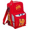 Disney Zaino Disney Cars 3D Bambini Lightning McQueen Scuola Asilo Borsa per il pranzo Zaino Rosso 95