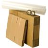 CCT COMMERCIALE COORDINAMENTO TRASLOCATORI KIT SCATOLE TRASLOCO BASE : 10 SCATOLE CARTONE DOPPIA ONDA + 1 NASTRO ADESIVO + 1 ROTOLO PLURIBALL