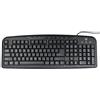 Ewent Tastiera Multimediale USB, Layout Italiano, Nero