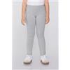 Tezenis Leggings In Cotone Elasticizzato Bambina Grigio