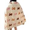DKLQXCE Coperta con Stampa di Gatto, Stampa Animale per Bambini Coperta, Coperta Divano Morbida Gatto Morbida Flanella 70 * 100 cm Coperta per Ragazzi e Ragazze Letto Divano Soffice Coperta