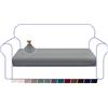 Granbest Rivestimento per divano in tessuto jacquard Spandex con fondo elastico (3 posti, grigio chiaro)