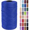 Uiopa Fettuccia per Borse a Uncinetto, 3mm x 200m Filato Uncinetto in Polipropilene, Filo Crochet Yarn per Borse, Fai da Te, Decorazioni, Artigianato
