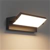 Klighten 45W Applique da Esterno LED IP65, Luci da Parete Regolabile Lampade da Parete Esterno Interno Moderno in Alluminio per Ingresso Terrazza Giardini, 3480 Lumen, Bianco Caldo 3000K, Nero