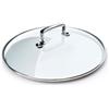 Le Creuset Coperchio in vetro, diameter 24 cm, Pratico accessorio per la linea in alluminio antiaderente, Impugnatura in acciaio inox fissata, 96200824000000