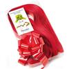 Brizzolari 30 COCCARDE AUTOTIRANTI 3,0 CM MATRIMONIO AUTO CASA NOZZE BATTESIMO LAUREA COMUNIONE FIOCCO BIANCO AVORIO CELESTE ROSA ROSSO (ROSSO)