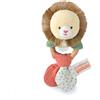 Doudou et Compagnie - Colori savana - sonaglio in legno leone - beige - 15 cm - regalo nascita - bella confezione regalo - DC4067