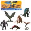 MonsterVerse Godzilla vs Kong - Mini mostro da 5,1 cm, confezione da 6, con mostri iconici del film, edizione limitata, multicolore, adatto per bambini dai 4 anni in su