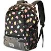 Oh My Pop! Gummy-Zaino Fight Clear, Multicolore, 31 x 44 cm, Capacità 24 L