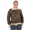 Schott NYC Lcw1257 Giacca, Marrone (Braun (Dark Brown), L Donna