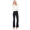 Trendyol Women High Waist Leg Flare Jeans, Nero, 70 Donna