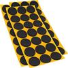 Adsamm® / 63 x antiscivolo autoadesivi/neri/Ø 30 mm/tondi/piedini adesivi antisdrucciolo in gomma espansa EPDM/cuscinetti protettivi per arredi Adsamm® Quality