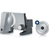 GRAEF. GRAEF G52 Affettatrice elettrica Made in Germany, lama Ø170 mm inox per prosciutto, taglio 0-20 mm, 170W, blocco bimbi, grigio