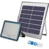 openspaceshop FARO FARETTO LED 300w 6000k Bianco IP67 PANNELLO SOLARE CON TELECOMANDO DA ESTERNO