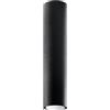 SOLLUX lighting Plafoniera LED Soffitto - Lampadario - in Acciaio - Lampadina LED - 1 Paralume 40 cm - Nero Lagos