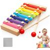 Bavooty Xilofono Bambini,Xilofono Bambini 1 Anno,Colorato Xilofono Legno,Xilofono per Bambini,Colorati Strumento Xilofono,Musical Giocattoli Xilofono,Giocattoli Musicali Per Bambino,Regali per Bambini