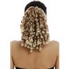 WIG ME UP-N900A+2-V-27T613 Toupet Coda di cavallo Ricci a cavatappo Riccia Voluminosa Mix Biondo Mèches