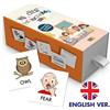 Editorial GEU FLASHCARDS BAMBINI ITALIANO | Pittogrammi per l'Autismo | Carte Flash Linguaggio Italiano Per Bambini | Il Kit Dei Pittogrammi - Editorial GEU Gedesca (Inglese - 400 Flashcards)