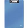 Leitz Cartella a Morsetto Rigida, in Polistirolo, Formato A4, Blu - 39621030