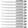 Schneider ISO 12757-2 G2 - Penna a sfera a scatto K3, punta M, confezione da 10 pezzi, inchiostro indelebile colore nero