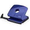Novus B 220 - Perforatrice per carta, 20 fogli, con guida di arresto, in metallo e plastica, 3 pezzi, colore: Blu