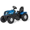 Rolly Toys New Holland, Trattore Farmtrac, Colore Blu, 106 cm x 53 cm x 60 cm, 601295