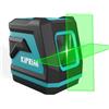 Kiprim Livella Laser Autolivellante, Kiprim LV8 Livella Laser a Raggio Verde Laser con Visibilità Migliorata, Luminosità Regolabile, Modalità Manuale/Autolivellamento/Impulso(Batteria Inclusa)