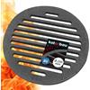 KOTARBAU® Griglia per Camino a legna Ø 25 cm Forno griglia in ghisa per camino griglia stufa legna griglie cenere