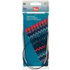 Prym 211246 - Ferri circolari in alluminio, 50 cm, 3,50 mm, 3,5 mm, colore: Grigio