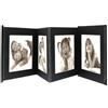 Deknudt Frames Deknudt Leporello Pelle Nero album fotografico e portalistino