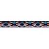 Prym , Colore: Blu, Rosa & Motivo: Etnico Multicolore, con Motivo Colour Elastico, Poliestere, Multicolore, 25 mm/1 , 7 m