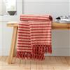 Catherine Lansfield Plaid in ciniglia, 130 x 170 cm, colore: terracotta